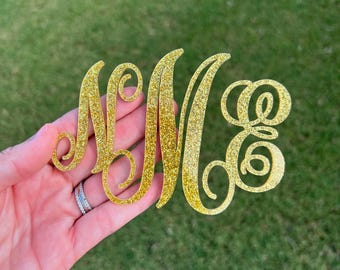 Homecoming Mum Monogram, Mum Trinket, Personalized Mum,  Texas Mum Charms, Personalized Mum Items, Acrylic Monogram
