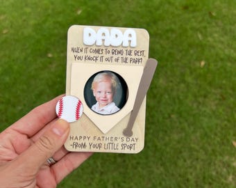 Father’s Day Fridge Photo Magnet, Father's Day Car Visor Clip, Photo Magnet, Grandpa Gift Gifts for Dad