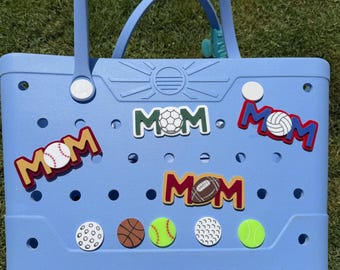 Sport Mom Tag, Sports Mom Gift, Bogg Bag Sport Tag, Baseball Mom, Soccer Mom, Hockey Mom