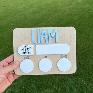 Detailed First/Last Day of School Sign