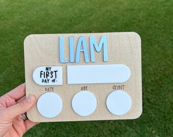 Detailed First/Last Day of School Sign