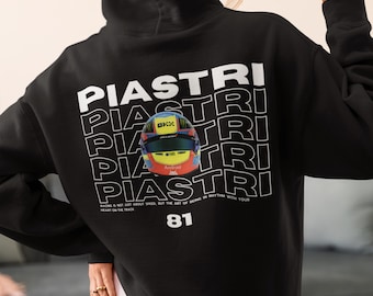 Oscar Piastri McLaren F1 Hoodie: Racing Driver Sweatshirt Formula One PIA81 Fan Gift Merch
