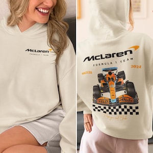 McLaren F1 2025 Hoodie: Formula One Lando Norris & Oscar Piastri Racing Fan Gift Apparel