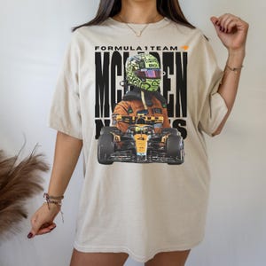 Lando Norris McLaren F1 T-Shirt: Vintage Racing Fan Shirt Formula One Merch NOR4 Gift