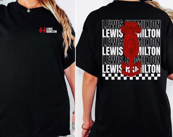 Camiseta de Lewis Hamilton Ferrari F1: regalo para fans de los pilotos de Scuderia Racing 2025, merchandising de Fórmula 1