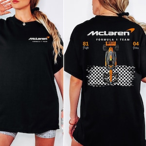 Lando Norris and Oscar Piastri 2025 F1 Unisex T-Shirt Formula One Merch McLaren F1 Team Driver Fan Gift Inspired Aesthetic Racing Clothing