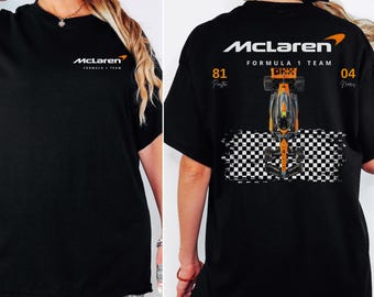 McLaren F1 Team T-Shirt: 2025 Lando Norris & Oscar Piastri Merch F1 Fan Gift Shirt