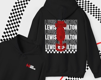 Lewis Hamilton F1 Hoodie: Ferrari Merch Formula One Racing Team Sweatshirt Fan Gift Apparel