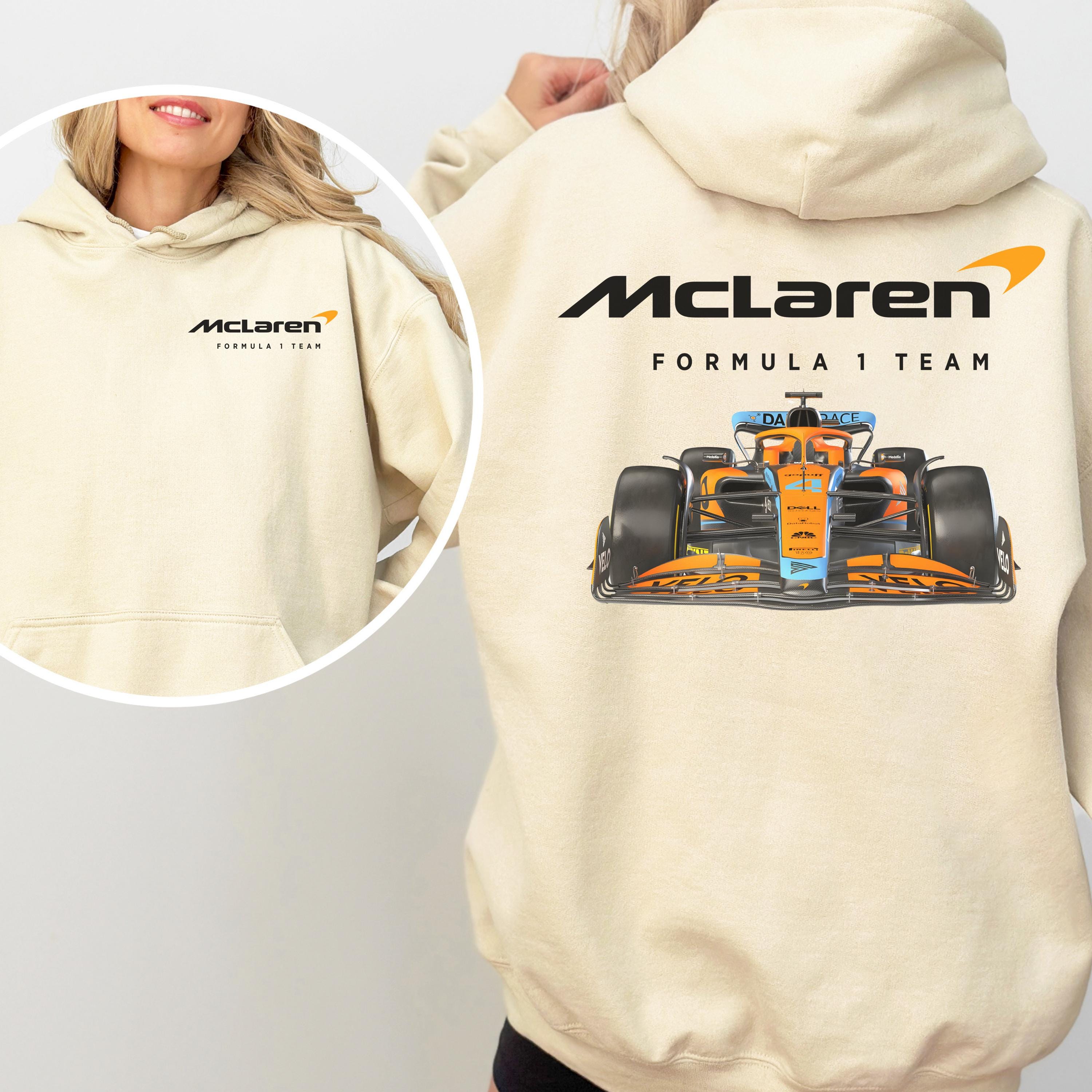 Mclaren 2025 Formula One Unisex Hoodie F1 Merch Lando Norris Oscar Piastri Gift Mclaren F1 Team Sweatshirt Inspired Aesthetic Racing Apparel