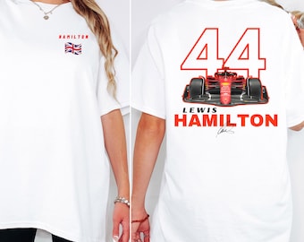 Lewis Hamilton Ferrari F1 Unisex T-Shirt F1 Merch 2025 Scuderia F1 Racing Team Shirt Formula One Fan Gift Inspired Aesthetic Racing Apparel