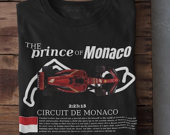 Charles Leclerc Ferrari F1 T-Shirt: Scuderia F1 Shirt Racing Driver LEC16 Fan Gift Apparel