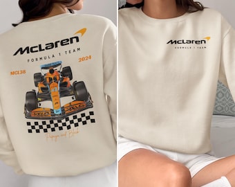 McLaren F1 Team Sweatshirt: Lando Norris & Oscar Piastri Merch Mclaren Racing Fan Gift Apparel