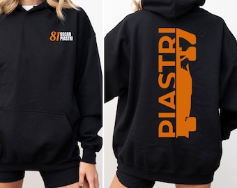 Oscar Piastri F1 Hoodie: McLaren Racing Team Merch Fan Gift Sweatshirt Formula One Apparel
