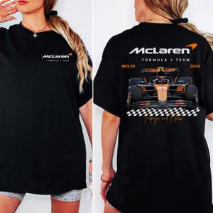 Mclaren 2025 Formula One Unisex T-Shirt Lando Norris and Oscar Piastri Shirt F1 Merch F1 Fan Gift Idea Inspired Aesthetic Racing Clothing