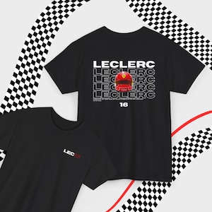 Charles Leclerc Ferrari F1 Unisex T-Shirt F1 Merch Scuderia F1 Team Racing Shirt Formula One LEC16 Fan Gift Inspire Aesthetic Racing Apparel