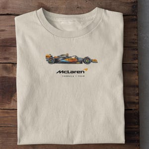 Mclaren 2025 Formula One Unisex T-Shirt F1 Merch Lando Norris Oscar Piastri Shirt Mclaren F1 Team Fan Gift Inspired Aesthetic Racing Apparel