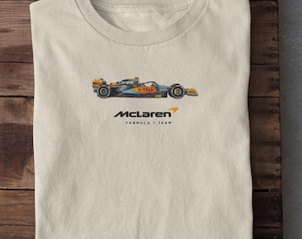 Mclaren 2025 Formula One Unisex T-Shirt F1 Merch Lando Norris Oscar Piastri Shirt Mclaren F1 Team Fan Gift Inspired Aesthetic Racing Apparel