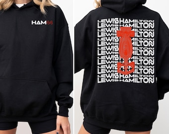 Lewis Hamilton Ferrari F1 Hoodie: Scuderia Racing Sweatshirt Formula One Fan Gift Apparel