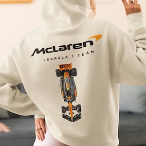 Mclaren 2025 Formel Eins Unisex Hoodie Lando Norris und Oscar Piastri Sweatshirt F1 Merch Mclaren F1 Team Inspirierte Ästhetische Rennsportkleidung
