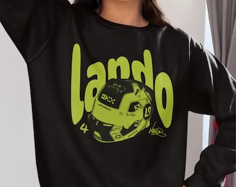Lando Norris McLaren F1-sweater: vintage Formule 1-shirt F1 Merch Racing-fancadeau