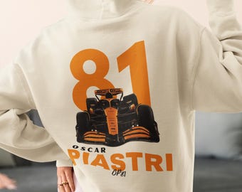 Oscar Piastr Mclaren F1 Hoodie: Vintage Formel Eins Merch Rennfahrer Fan Geschenk Sweatshirt