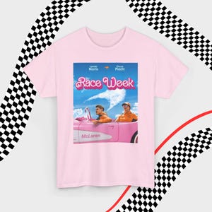 Lando Norris & Oscar Piastri F1 T-Shirt: 2025 Formula One Race Week Shirt, F1 Merch, McLaren F1 Team, Racing Fan Apparel