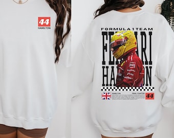 Lewis Hamilton Ferrari F1 Sweatshirt: Vintage F1 Racing Fan Gift Shirt Formula One Merch