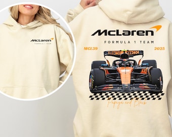 Felpa con cappuccio McLaren F1: Lando Norris e Oscar Piastri Merch Formula Uno Abbigliamento regalo per i fan delle corse