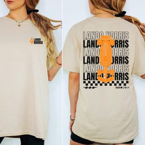 Lando Norris McLaren F1 T-Shirt: Formula One Racing Team Fan Gift Merch F1 Shirt