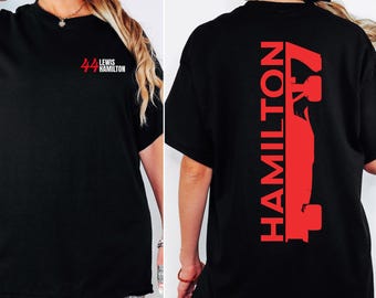 Maglietta Lewis Hamilton Ferrari F1: maglietta Scuderia Racing, regalo per i fan, abbigliamento, merchandising di Formula Uno