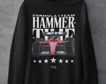 Lewis Hamilton Ferrari F1 Sweatshirt: Vintage Racing Crewneck Shirt Formula One Fan Gift Merch