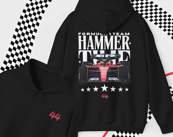 Lewis Hamilton Ferrari F1 Hoodie: Vintage Scuderia Racing Sweatshirt Formula One Fan Gift Apparel