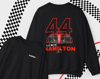 Lewis Hamilton Ferrari F1 Sweatshirt: Scuderia Racing Driver Shirt Formula One Fan Gift Merch