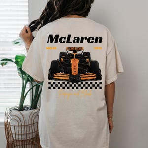2025 Lando Norris & Oscar Piastri Formula One Unisex T-Shirt F1 Merch Mclaren F1 Team Driver Fan Gift Idea Inspired Aesthetic Racing Apparel
