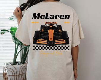 Lando Norris & Oscar Piastri F1 T-Shirt: McLaren Racing Fan Gift Apparel Formula One Merch