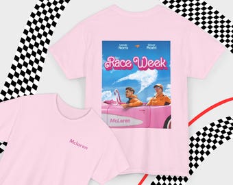 Lando Norris & Oscar Piastri F1 T-Shirt: Mclaren Shirt F1 Team Racing Fan Gift Apparel