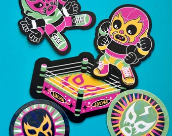 Luchador Stickers | Lucha Libre Sticker Pack