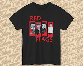 True Crime Red Flags Tee | Serial Killer Fan Shirt