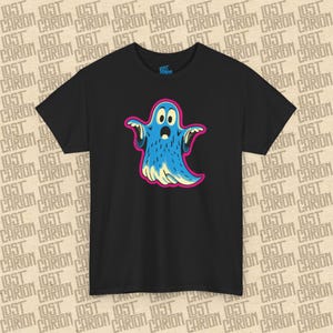 Ghost LuGhostie T-shirt by Lost Carton, Cute Gothic Graphic Tee, Halloween Shirt, Unisex Cotton Tee, Ghost Lover Gift, Spooky Vibes