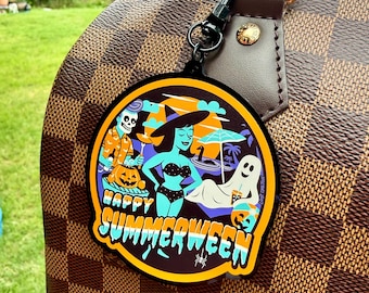 Summerween Beach Party Bag Charm | Ghoulish Summer