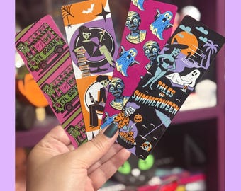 Summerween Laminated Bookmarks: Spooky Halloween Reading