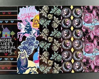 Gothic Bookclub Bookmarks | Mystery Noir Dark Romance