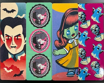 Dreadtime Spooky Fun Bookmarks |  Reading Handmade