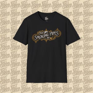 Vintage Still Smoking Pipes T-shirt by Lost Carton