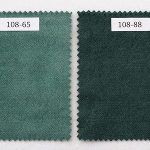 Custom Designer Bench Cushion Cover | Soft Washable Velvet with Piping & Zipper | Window Seat, Mudroom or Dining Bench | 24 Colors image 20