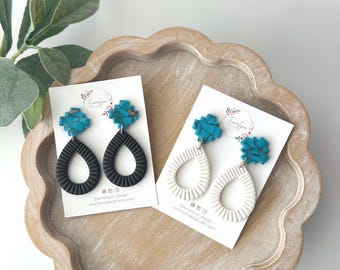 Pendientes de estilo occidental con turquesa, regalos para ella.