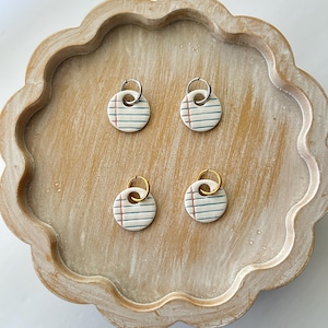 Paper Dangle Earrings | Back to School Earrings| Clay Earrings| Teacher Earrings| Teacher Gifts| Teacher Appreciation Gift| Paper Earrings