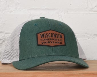 Vintage Wisconsin Dairyland Snapback Hat: Adjustable Baseball Cap