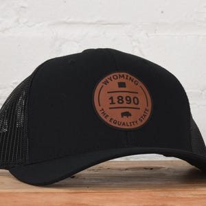 Wyoming teton snapback hat