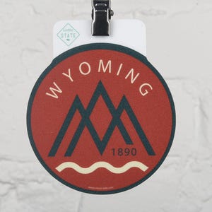 Wyoming river sticker